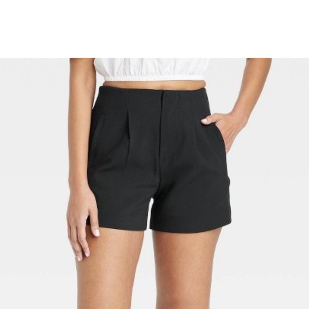 A New Day- Women’s High Rise Tailored shorts black